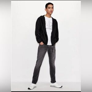 $120 Armani Exchange Men's J13 SLIM FIT JEANS, Grey Wash 32x32